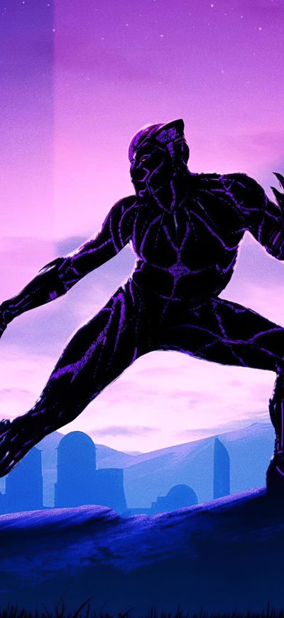 Fond d'écran iPhone Black Panther 2020