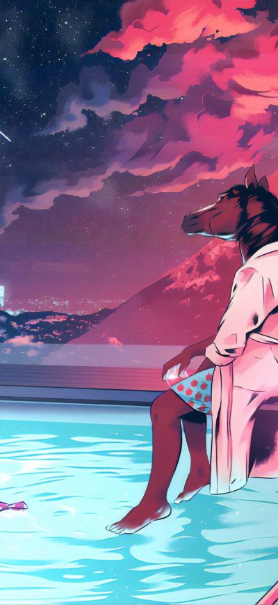 Fond d'écran iPhone Bojack Horseman Netflix Tv Series Artwork