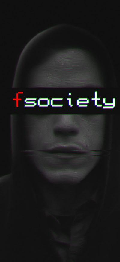 Fond d'écran iPhone Fsociety Mr Robot
