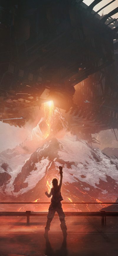 Fond d'écran The Last Second Of The Mountain Eater sur iPhone