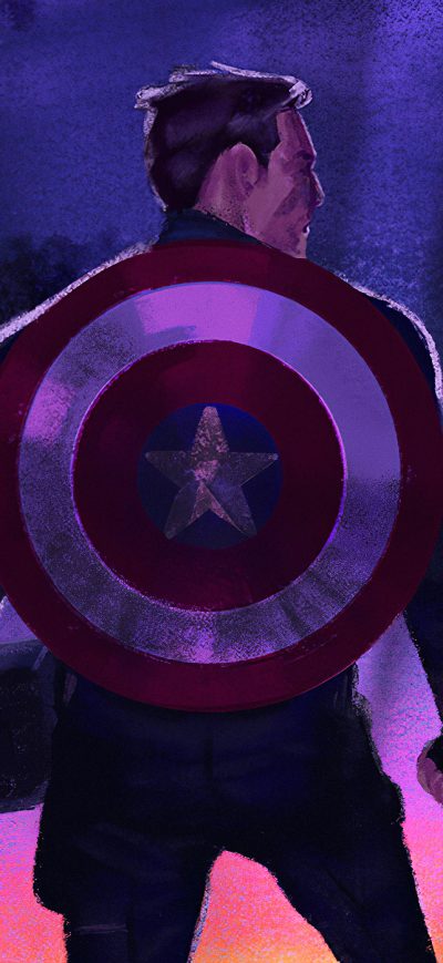 Fond d'écran iPhone Captain America Sunrise