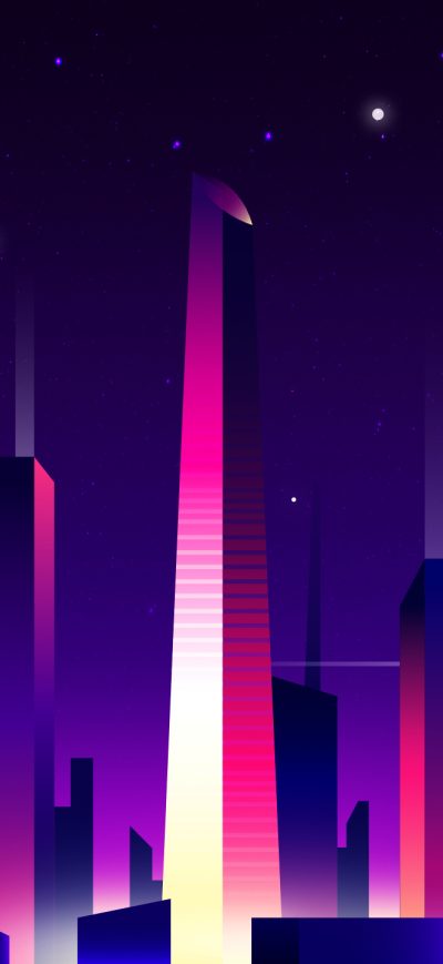 Fond d'écran iPhone Cityscape Digital Art