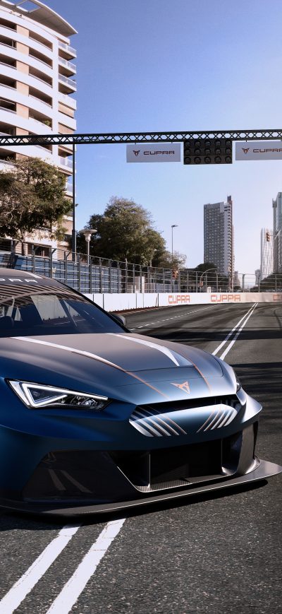 Fond d'écran iPhone Cupra Tuning Leon E Racer 5k