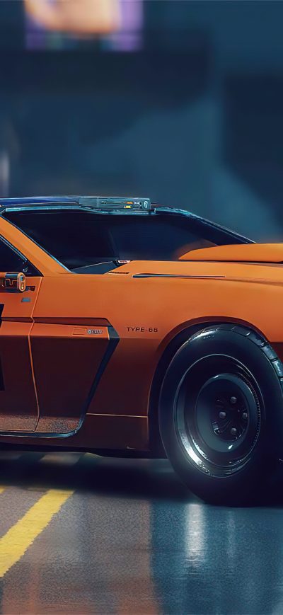 Fond d'écran iPhone Cyberpunk 2077 Game 4K Car