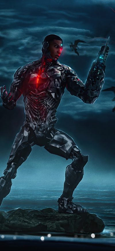 Fond d'écran iPhone Zack Snyders Justice League Cyborg 5k