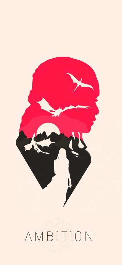 Fond d'écran iPhone Daenerys Targaryen Digital Art 4k