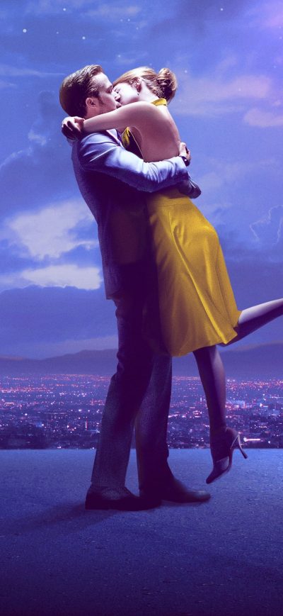 Fond d'écran iPhone Couple Kissing 4k Ryan Gosling Emma Stone