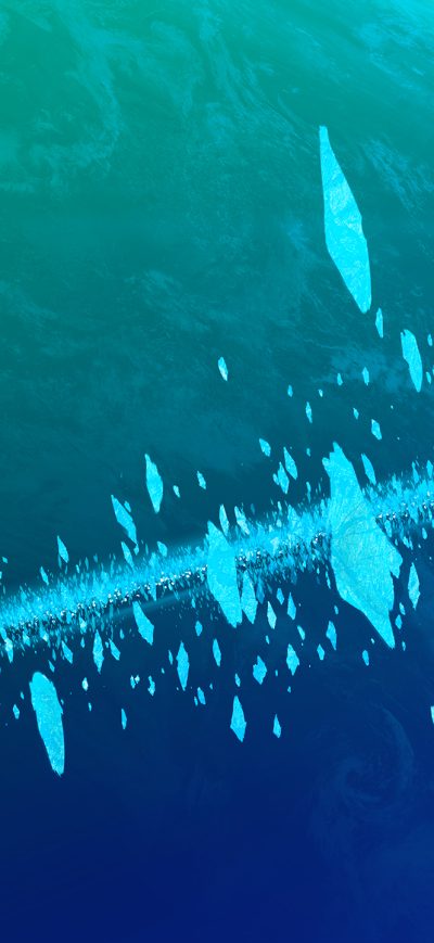 Fond d'écran iPhone Ice Cold Asteroids Fall