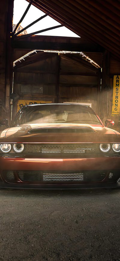 Fond d'écran iPhone Dodge Demon 5k