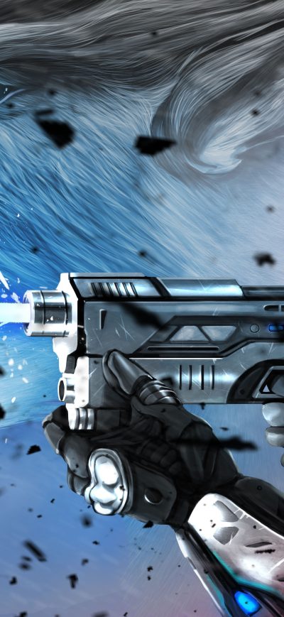 Fond d'écran iPhone Bounty Hunter Wolf Art