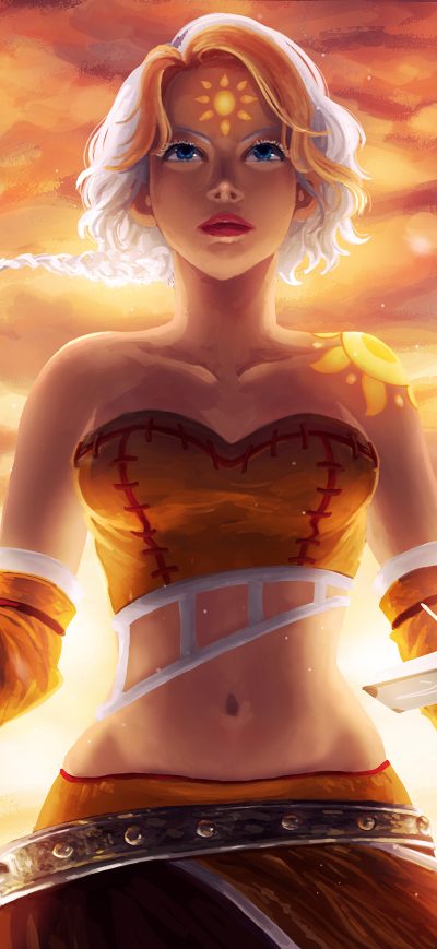 Fond d'écran iPhone Witch Fantasy Girl 4k