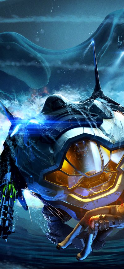 Fond d'écran Aquanox Deep Descent 4k sur iPhone