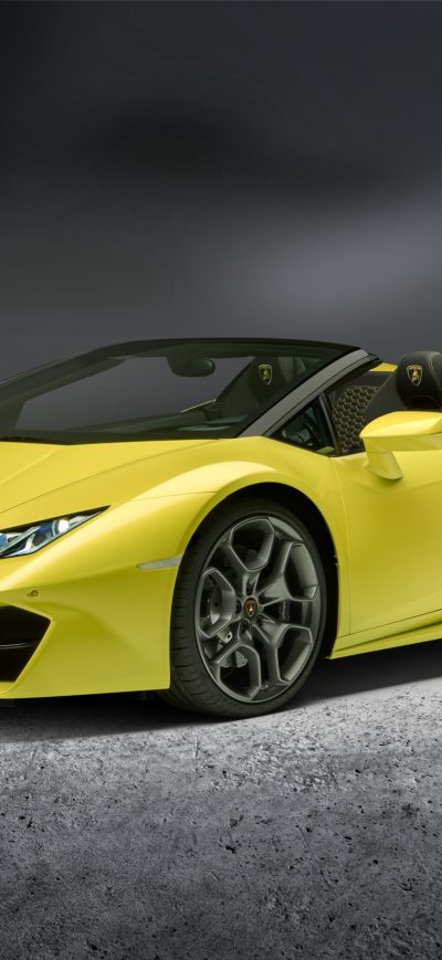 Fond d'écran iPhone Lamborghini Huracan Rwd Spyder 2017