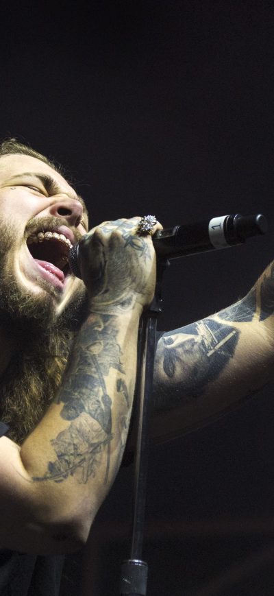 Fond d'écran iPhone Post Malone Performing Live 5k