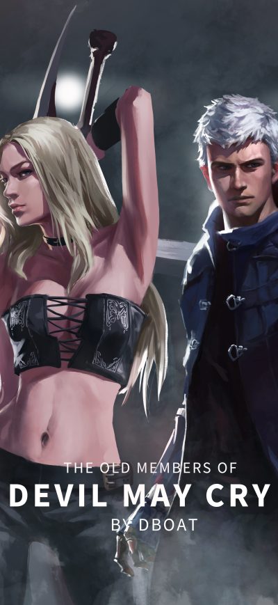 Fond d'écran iPhone Devil May Cry 5 Old Members 8k