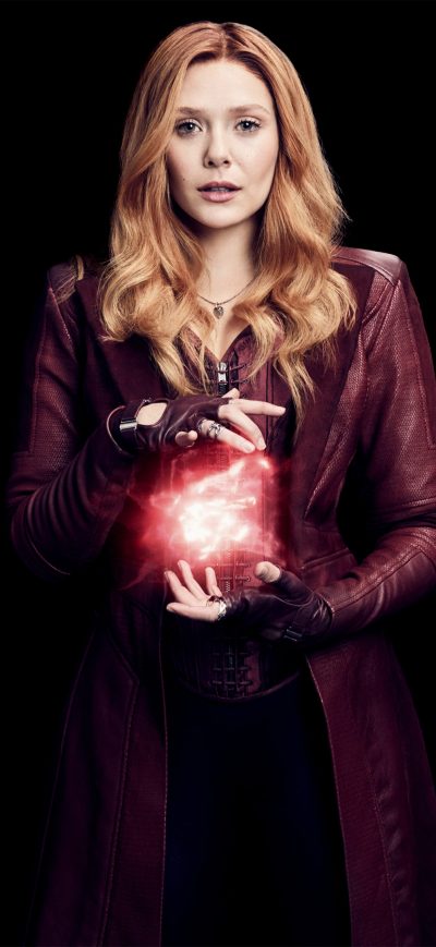 Fond d'écran iPhone Wanda Maximoff In Avengers Infinity War 4k