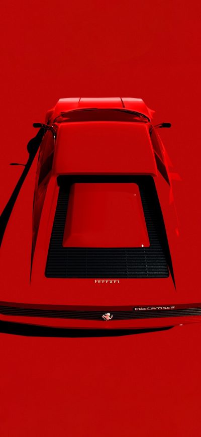 Fond d'écran iPhone Ferrari Minimal Car 4k