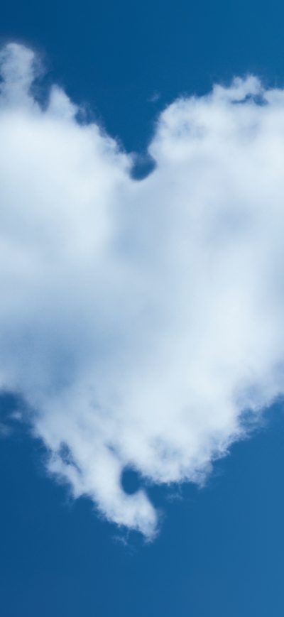 Fond d'écran iPhone Heart Sky 4k