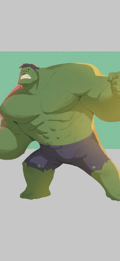 Fond d'écran iPhone Hulk Minimal 4k