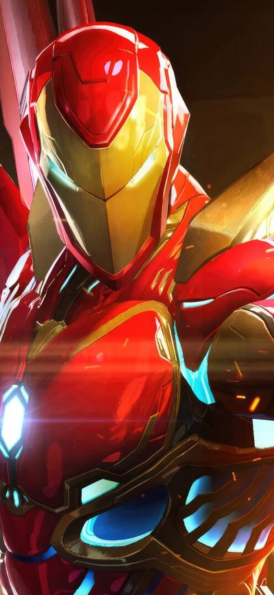 Fond d'écran iPhone Iron Man Fire Buster