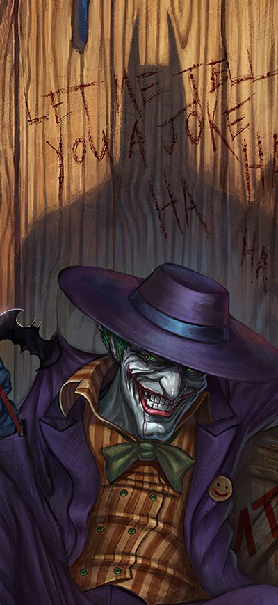 Fond d'écran Let Me Tell You A Joker sur iPhone