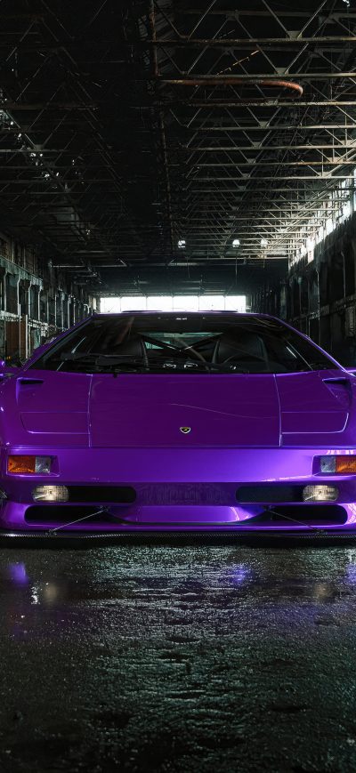 Fond d'écran iPhone Lamborghini Diablo Front 4k