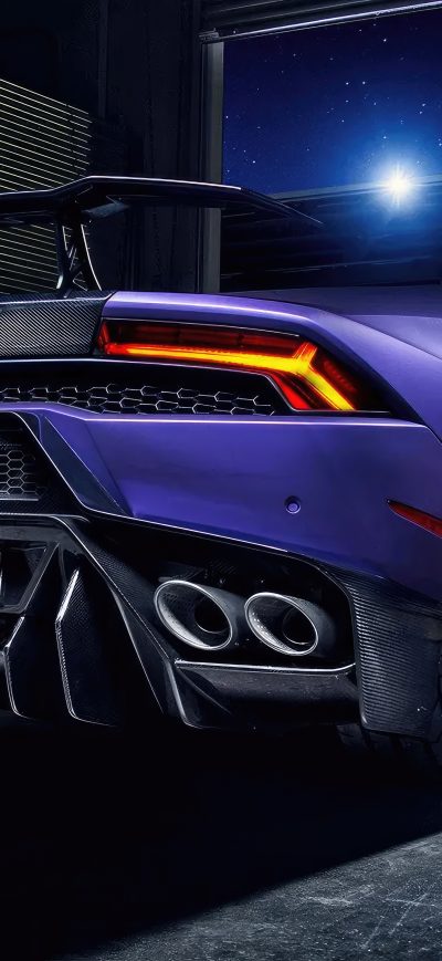 Fond d'écran iPhone Vorsteiner Novara Lamborghini Huracan Rear 5k