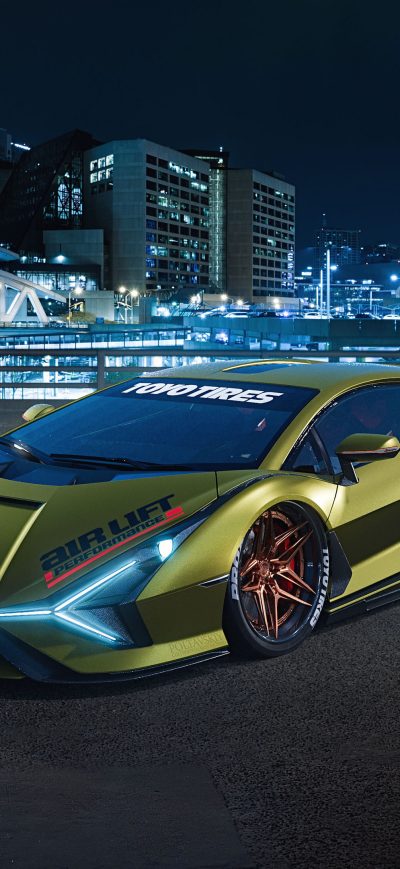 Fond d'écran iPhone Lamborghini Sian 4k Car