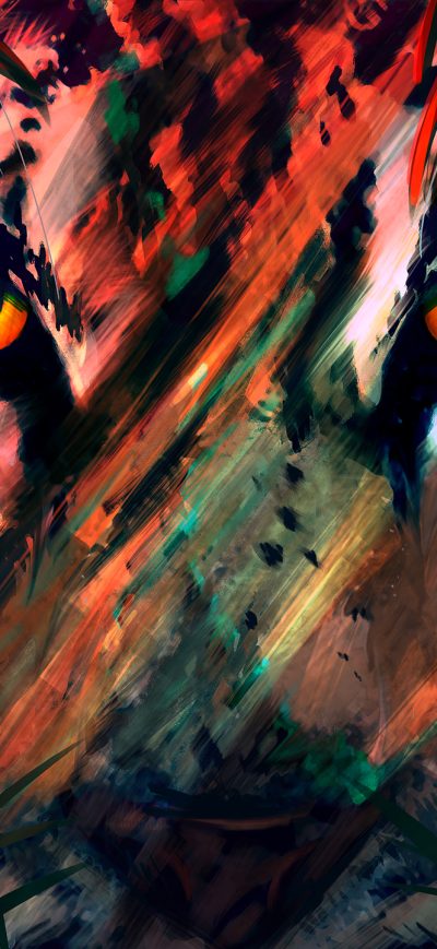 Fond d'écran iPhone Lion Dark Soul Abstract