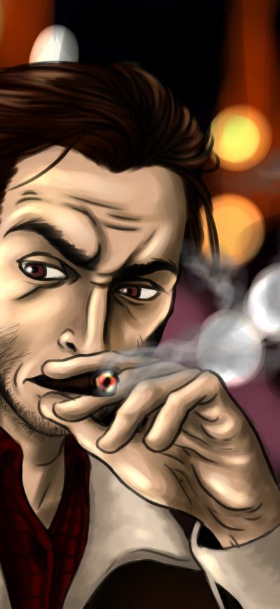 Fond d'écran iPhone Logan Smoking