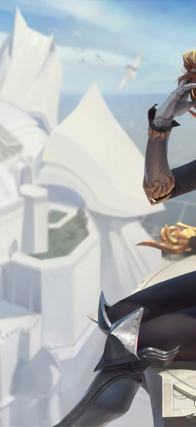 Fond d'écran iPhone Lux League Of Legends 4k