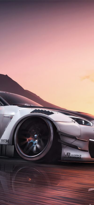 Fond d'écran iPhone Nissan GTR R35 With Liberty Walk Bodykit