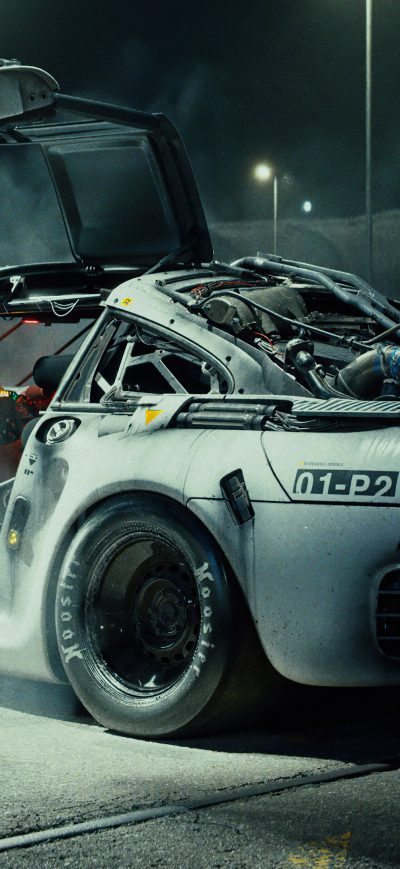 Fond d'écran iPhone Porsche 959 Scifi Time Traveller 5k