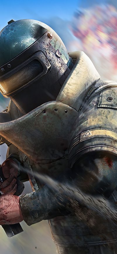 Fond d'écran iPhone 2020 Pubg Helmet Guy