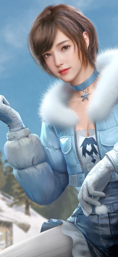 Fond d'écran iPhone Anime Girl Pubg