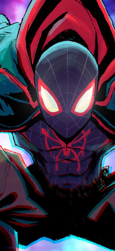 Fond d'écran iPhone Spider Man Miles Morales Artwork 4k