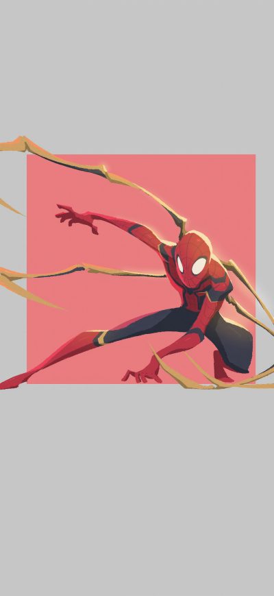 Fond d'écran iPhone Spiderman Minimal 4k