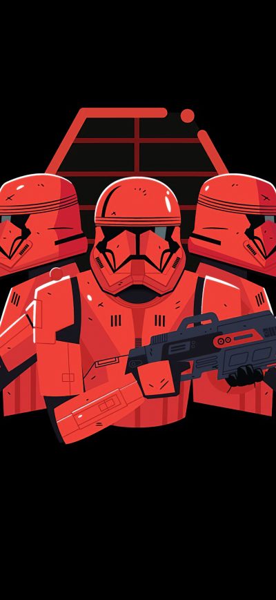 Fond d'écran iPhone Star Wars Stormtrooper Minimal Art