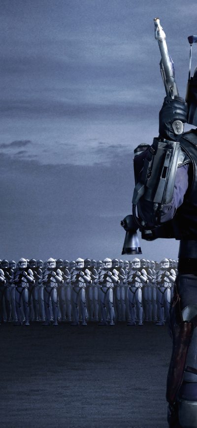 Fond d'écran iPhone Jango Fett Star Wars 5k