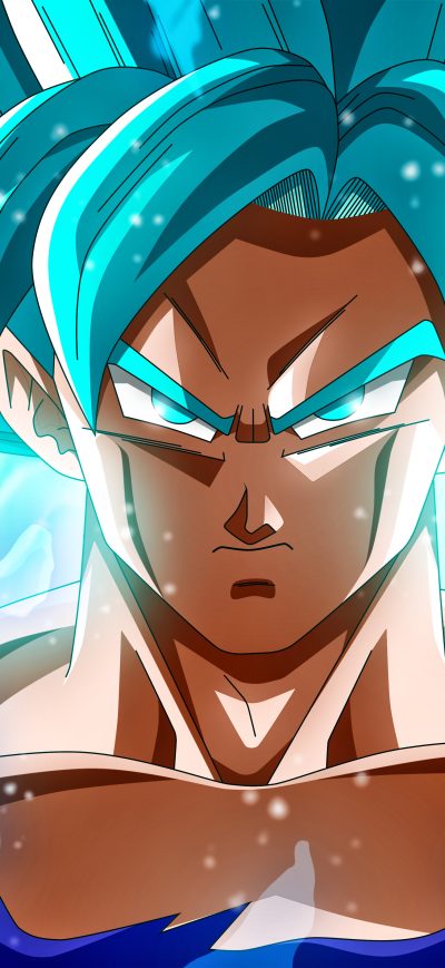Fond d'écran iPhone Mastered Super Saiyan Blue 5k