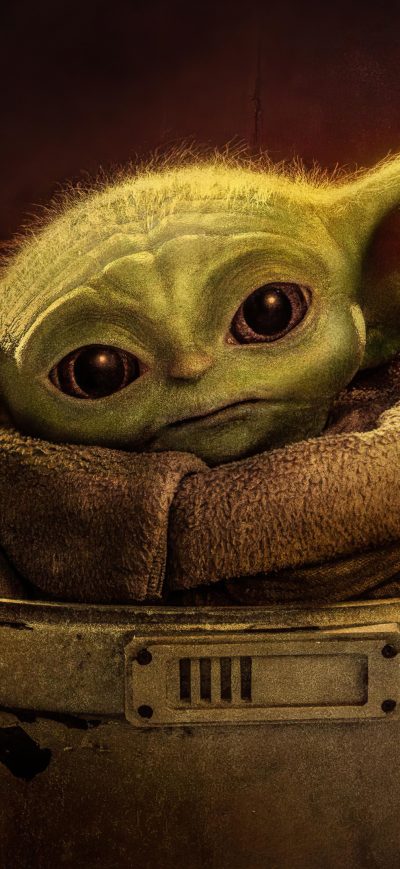 Fond d'écran iPhone Baby Yoda The Mandalorian Season 2 4k
