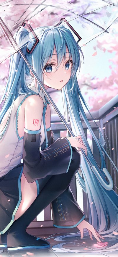 Fond d'écran iPhone Vocaloid Aqua Eyes 4k