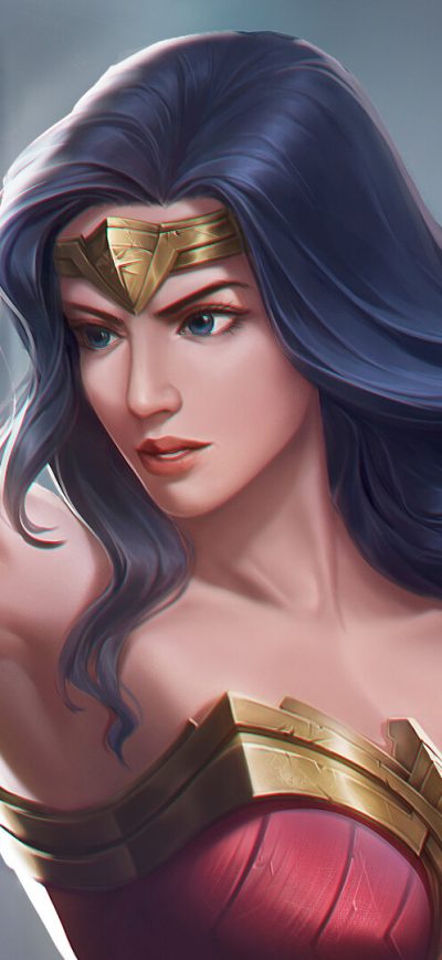 Fond d'écran iPhone Wonder Woman Artwork 2020