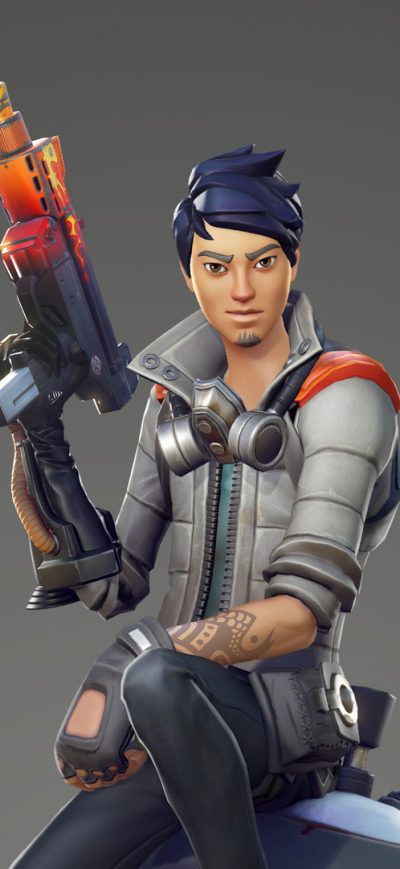 Fond d'écran iPhone Male Outlander Fortnite