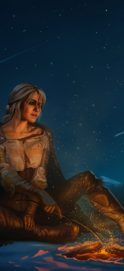 Fond d'écran iPhone Ciri The Witcher 3 Wild Hunt 5k
