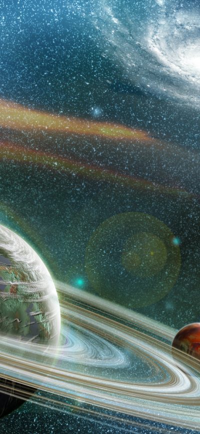 Fond d'écran Space Art 5k sur iPhone