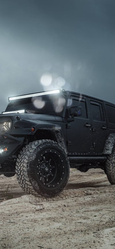 Fond d'écran iPhone Wrangler Jeep 8k