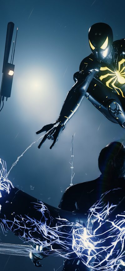 Fond d'écran Spider Man PS4 Anti Ock Suit sur iPhone