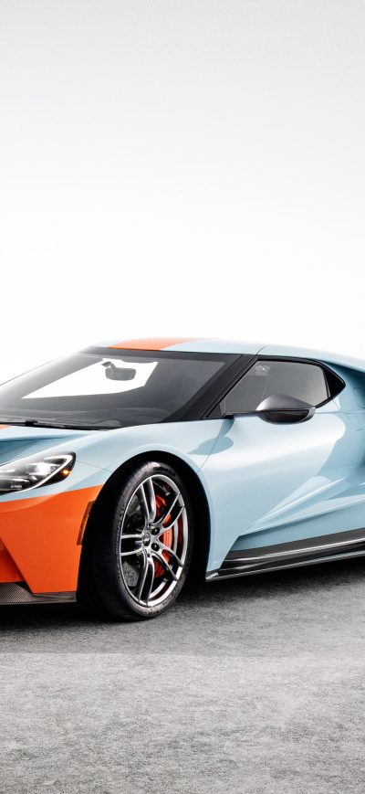 Fond d'écran iPhone Ford GT Heritage Edition 2018 4K