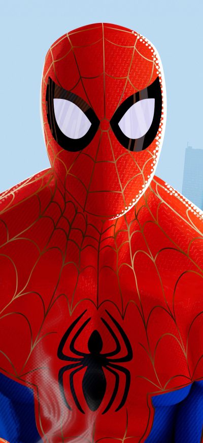 Fond d'écran iPhone Peter Parker In SpiderMan Into The Spider Verse Movie Poster 5k